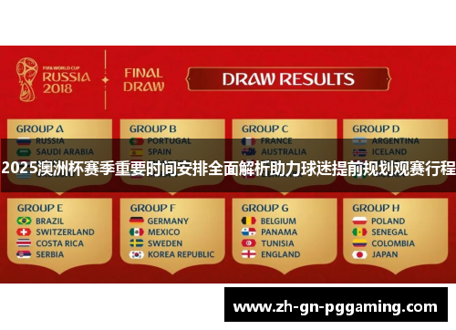 2025澳洲杯赛季重要时间安排全面解析助力球迷提前规划观赛行程